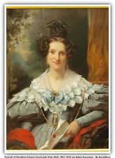 Portrait of Hendrina Eclasina Geertruida Vinju-Heije 1803-1858 Jan Adam Kruseman picture