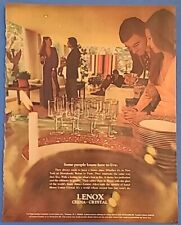 1971 Lenox China Crystal Some people know how to live Vtg 1970's Print Ad picture