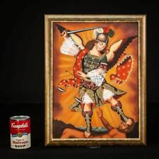 St Michael The Archangel Cuzco Canvas Painting | Saint Angel Vintage Cusco | 17