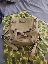 US WW2 USMC M1941 Haversack Hi-Quality At The Front Made In USA Excellent Cond picture