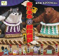 Animal Sumo Numbering Mascot Capsule Toy 5 Types Full Comp Set Gacha New Japan picture