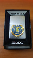 ZIPPO 2009 US AIR FORCE CLASSIC STREET CHROME OIL LIGHTER UNSTRUCK picture