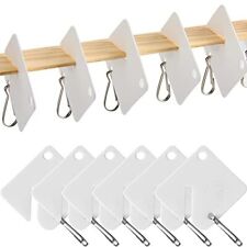 Key Tags Plastic Slotted Rack Key Tags Identify Key Tag Blank White Hanging K... picture