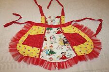 WILD OLIVE Child's Children WHIMSICAL Apron NWOT USA picture