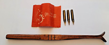 Vintage Handmade  Fountain Pen  with 3 Nibs WW1 WW2 Era Japanese picture