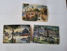 3 - 1981 Disney Epcot Center Postcards World Showcase Japan Mexico Newest Wonder picture