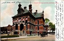 Postcard Police Headquarters in Detroit, Michigan picture