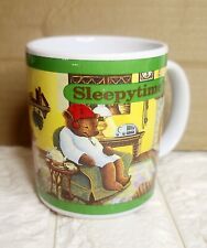 Vintage Celestial Seasonings Sleepytime Mug Sleepy Bear Family Coffee Tea picture