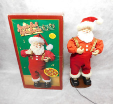 Vtg 1998 Jingle Bell Rock Santa Claus Christmas Collectible Animate ACDC adaptor picture