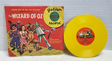 1950 Golden Record THE WIZARD OF OZ  We're off to see Wizard 78 Yellow Vinyl R50 picture