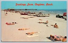 Postcard - Daytona Beach, Florida - Pier, Sky Lift - ca. 1960s, Unposted (M7n) picture