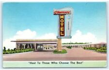 NEW ORLEANS, LA Louisiana ~ Roadside GLENROSE MOTEL  c1950s Linen Postcard picture