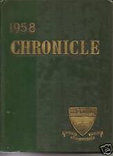 Original 1958 Mary Institute Yearbook - Missouri-The Chronicle  picture