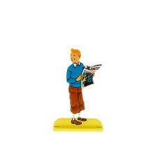 Collectible metal figure Tintin holding a newspaper 29225 (2012) picture