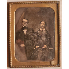 1/4th Plate Daguerreotype Of A Young Couple picture
