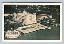 Palm Beach FL-Florida, Aerial Hotel Mayflower Antique Vintage c1950 Postcard picture
