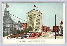 Detroit MI-Michigan, The Campus Martius, Advertisement, Vintage Postcard picture