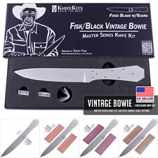 Fisk/Black Vintage Bowie - DIY Knife Making Kit - USA Design picture