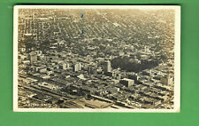 1941 RPPC REAL PHOTO POSTCARD - FRESNO CALIFORNIA - AERIAL VIEW picture