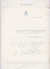 Princess Diane von Wurttemberg, Original Autograph, Royalty, Germany (L6406) picture