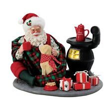 Department 56 Possible Dreams Taking the Chill Off Santa & Puppy Dog Figurine picture
