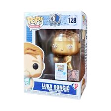 🔥 Exclusive Luka Doncic #128 Funko Pop Gold Metallic with Diamonds 1/3 picture