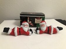 1996 SANTA CANDLE CLIMBERS Christmas Figurines Vintage In Box picture
