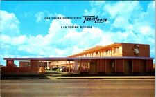 1963, Downtown Travelodge, LAS VEGAS, Nevada Chrome Advertising Postcard picture