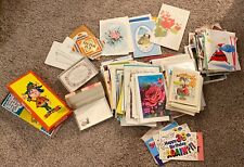 Huge lot of unused greeting cards & blank cards all types most with envelopes picture