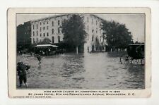 c1905 Johnstown Flood 1889 St. James Hotel Wagons People Washington D.C Postcard picture