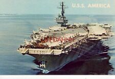 U.S.S. AMERICA underway for Air Operations Commissioned Jan 20, 1965 picture