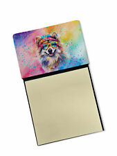 Keeshond Hippie Dawg Sticky Note Holder DAC2519SN picture
