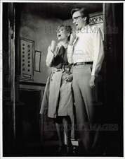 1984 Press Photo Patricia Harty & Oscar in Burt Reynolds Dinner Theater Scene picture