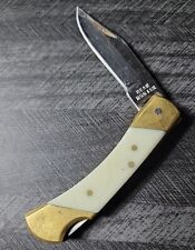 Vintage Lockback Knife 'Bear Hunter' Solingen Germany Pocket 440 picture