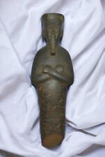 Egyptian Ushabti Ancient Antique Unique Rare Carved Pharaonic Statue Egyptian BC picture
