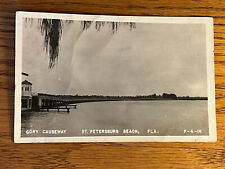 Florida,FL, RPPC, St. Petersburg Beach, Cory Causeway, ca 1960 picture