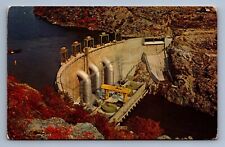 Postcard Vtg Virginia Appalachian Power Company Smith Mountain Dam Roanoke River picture