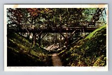 Milwaukee, WI-Wisconsin, Lake Park & Bridge Antique, Vintage Souvenir Postcard picture