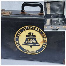 Rare Vintage New York Telephone Company Bell System Salesman Lineman Repair Case picture