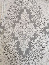 Vintage Quaker Lace Tablecloth Cream 83