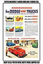11x17 POSTER - 1954 Dodge Job Rated Trucks picture