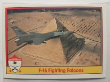 1991 OPERATION DESERT SHIELD, F-16 FALCON, PACIFIC TRADING CARDS, #69 picture