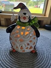 QVC Home Reflections Penguin Luminary Flameless LED w/ Timer picture
