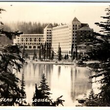 c1920s Lake Louise Alta RPPC Fairmont Chateau Hotel Real Photo Byron Harmon A173 picture