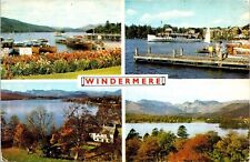Windermere Multiview Bowness Bay Windermere Queen Adelaides Hill Postcard picture