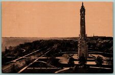 Water Tower Park Milwaukee Wisconsin WI UNP Unused DB Postcard H12 picture