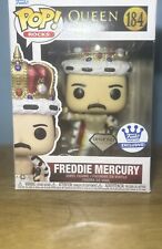 Funko Pop  Freddie Mercury #184 Queen Exclusive Diamond Collection  W/ Cover picture