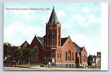 Postcard First Christian Church Oklahoma City Oklahoma picture