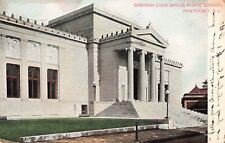 Deborah Cook Sayles Public Library Pawtucket Rhode Island RI 1910 Postcard picture