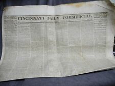 Civil War era Newspaper  October 26, 1861 Cincinnati Daily Commercial 20